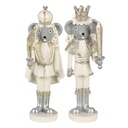 Decoratie muis (set van 2) 6x5x17 cm