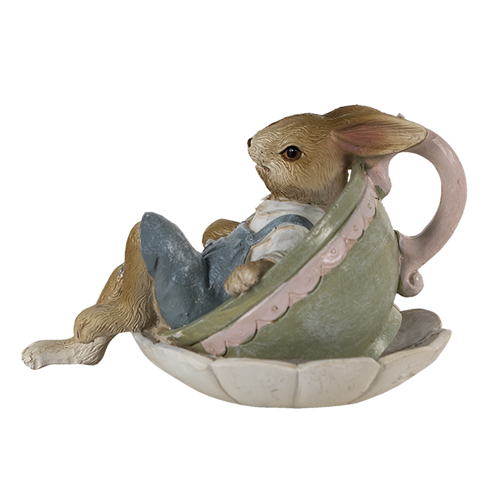 [6PR3558] Decoration Rabbit Brown 11x8x7 cm
