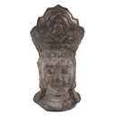 Deko Buddha Braun, Weiß 12x9x22 cm
