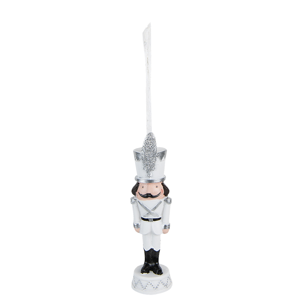 [6PR3685] Image de décoration de Noël casse Noisette Blanc 3x3x13 cm
