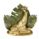 Image de décoration girafe Or 24x10x19 cm