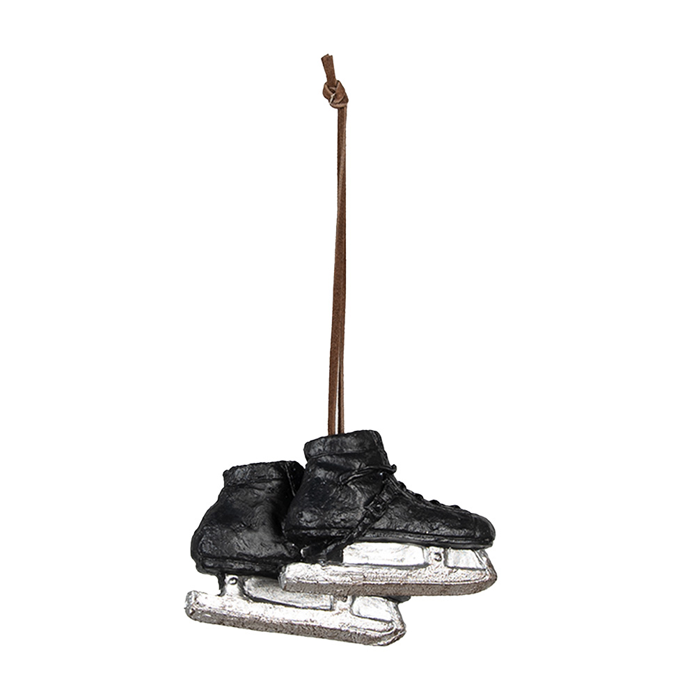[6PR3916] Hanger skates Black, Silver 10x4x6 cm