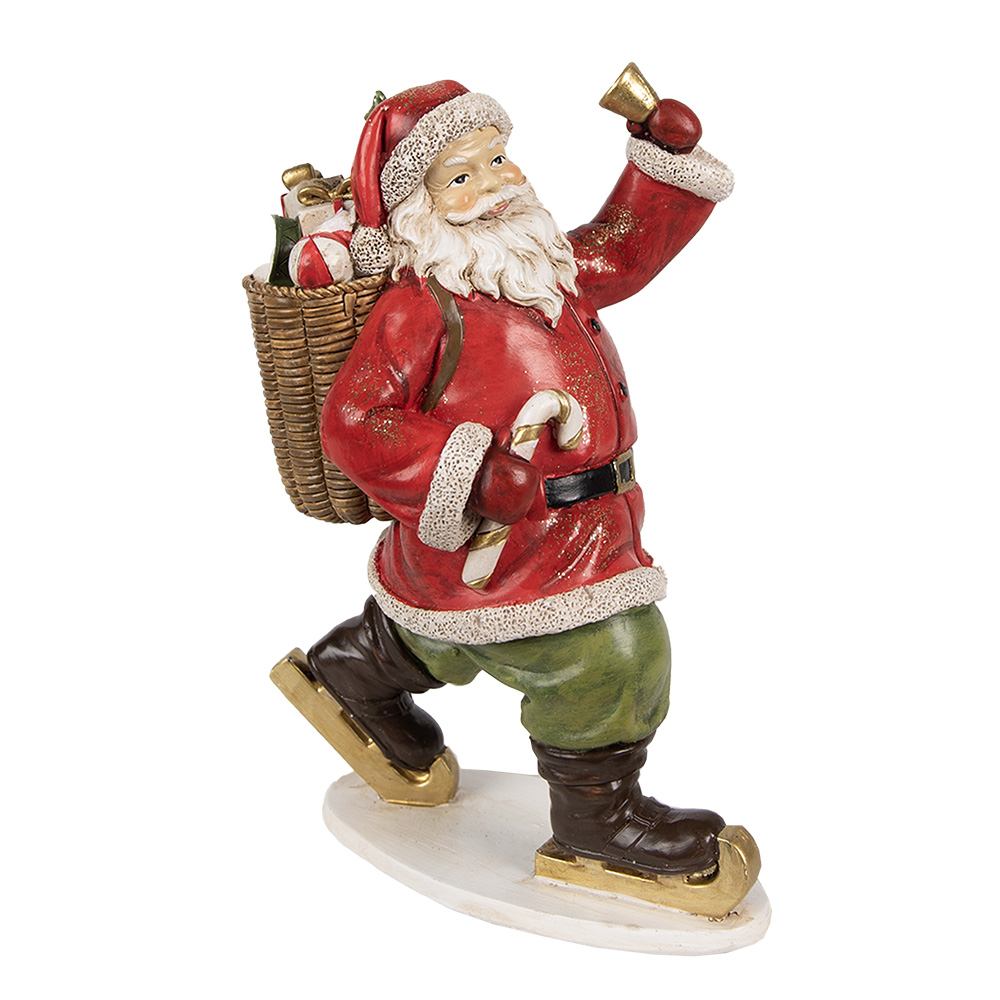 Decoratie kerstman 14x11x20 cm