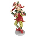 Decoration elf Red 12x9x19 cm