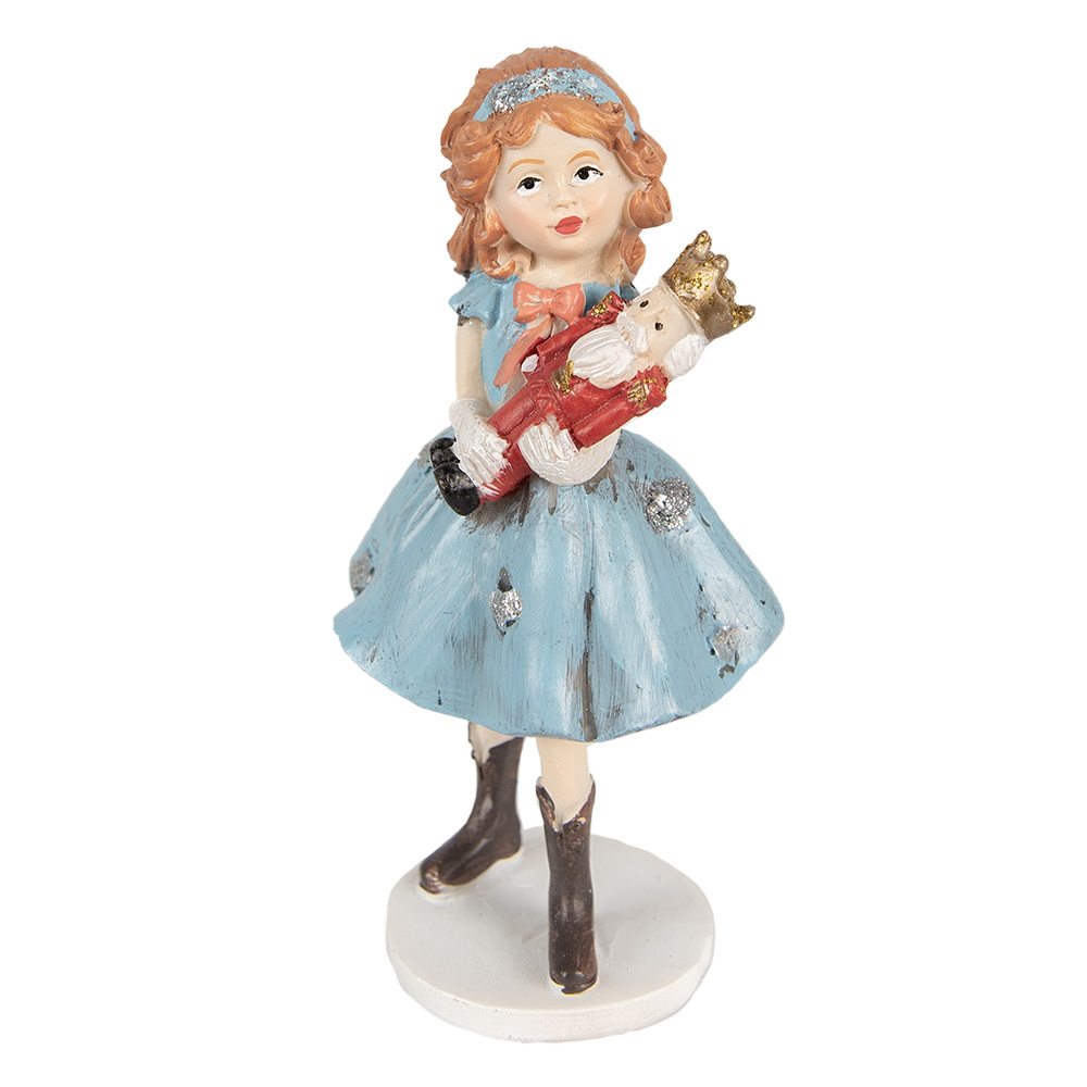 [6PR3988] Dekoration Kind Blau 7x6x12 cm