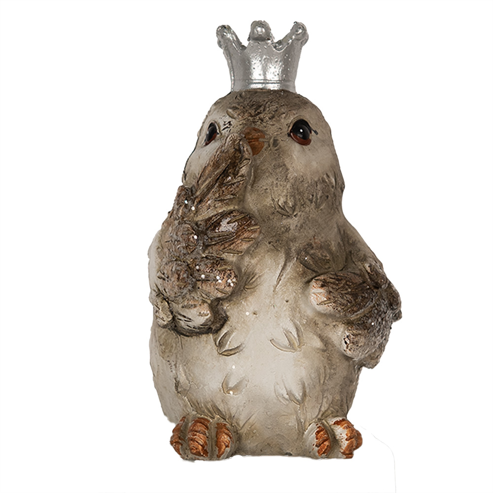 [6PR3994] Decoratie vogel 7x6x9 cm