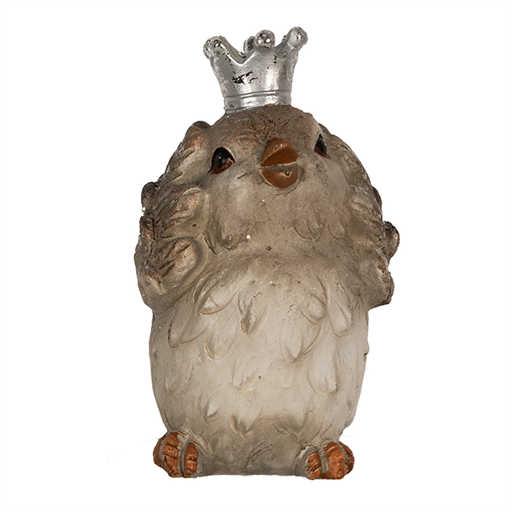 [6PR3995] Decoratie vogel 7x5x8 cm