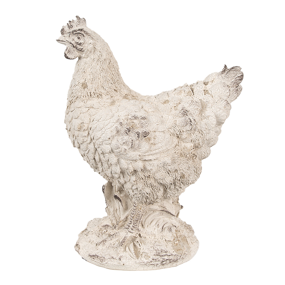 [6PR4054] Decoratie kip 21x12x26 cm