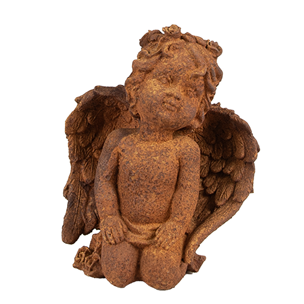 [6PR4076] Décoration ange Marron 9x7x11 cm