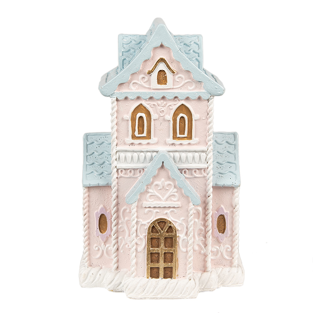 Decoratie huis met LED 10x8x16 cm