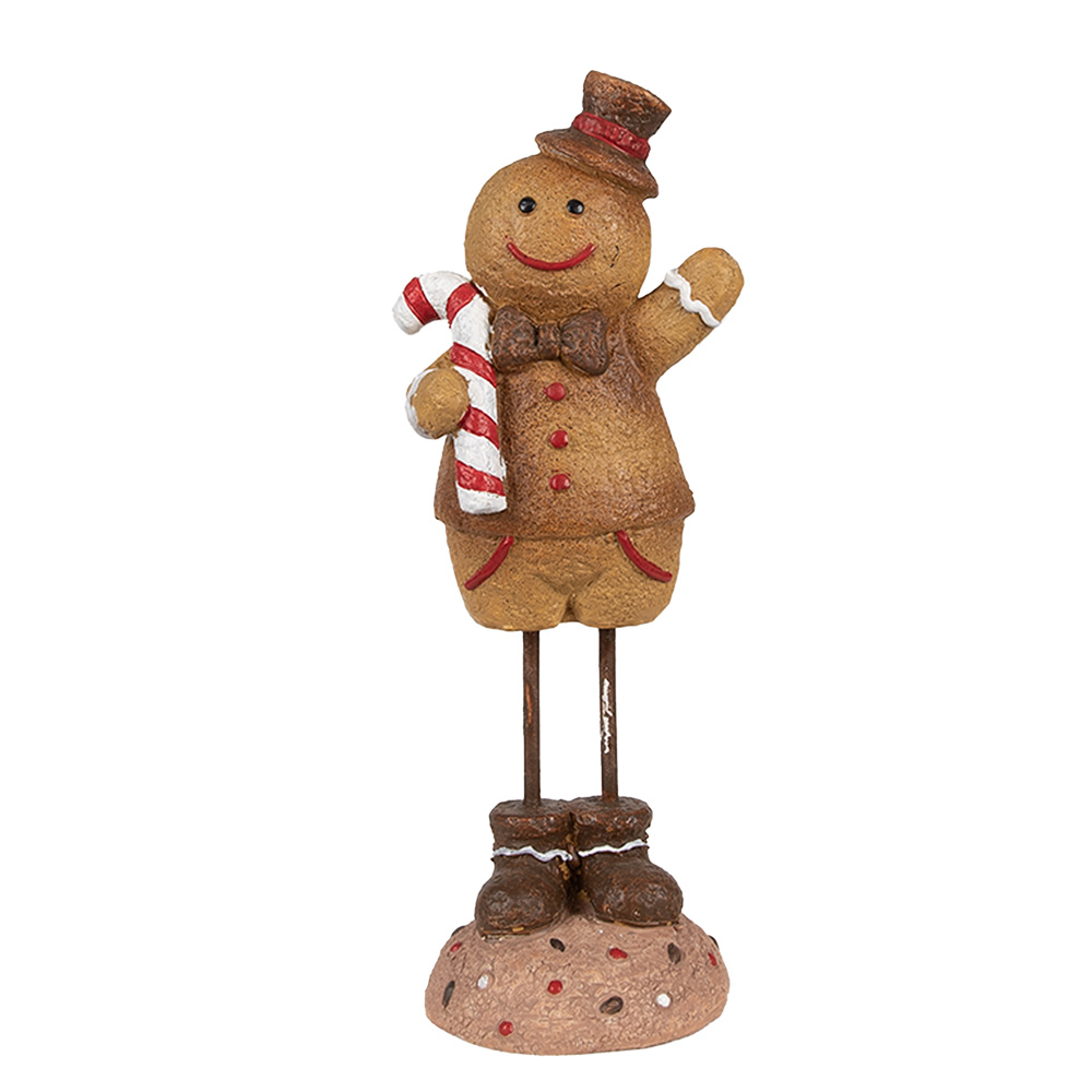 [6PR4272] Decoration peperkoekpop 7x7x18 cm