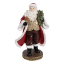 Decorazione Babbo Natale Rosso Marrone 13x10x23 cm