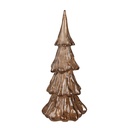 Décoration de Noël Sapin de Noël avec Led marron Ø 14x33 cm / 3xAAA