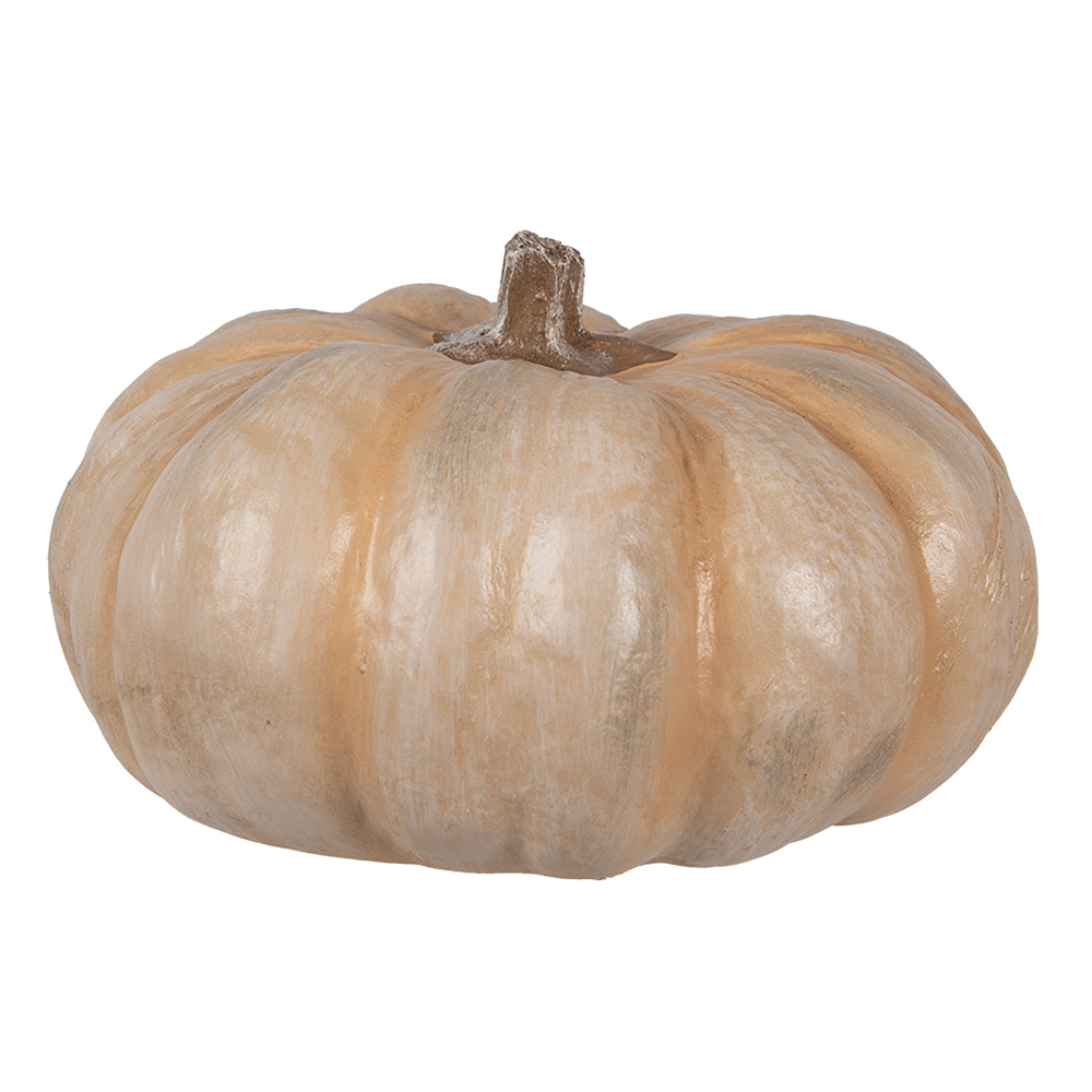 [6PR4371] Décoration Citrouille Beige Ø 22x13 cm