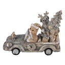 Decoratie dieren in auto 16x8x11 cm