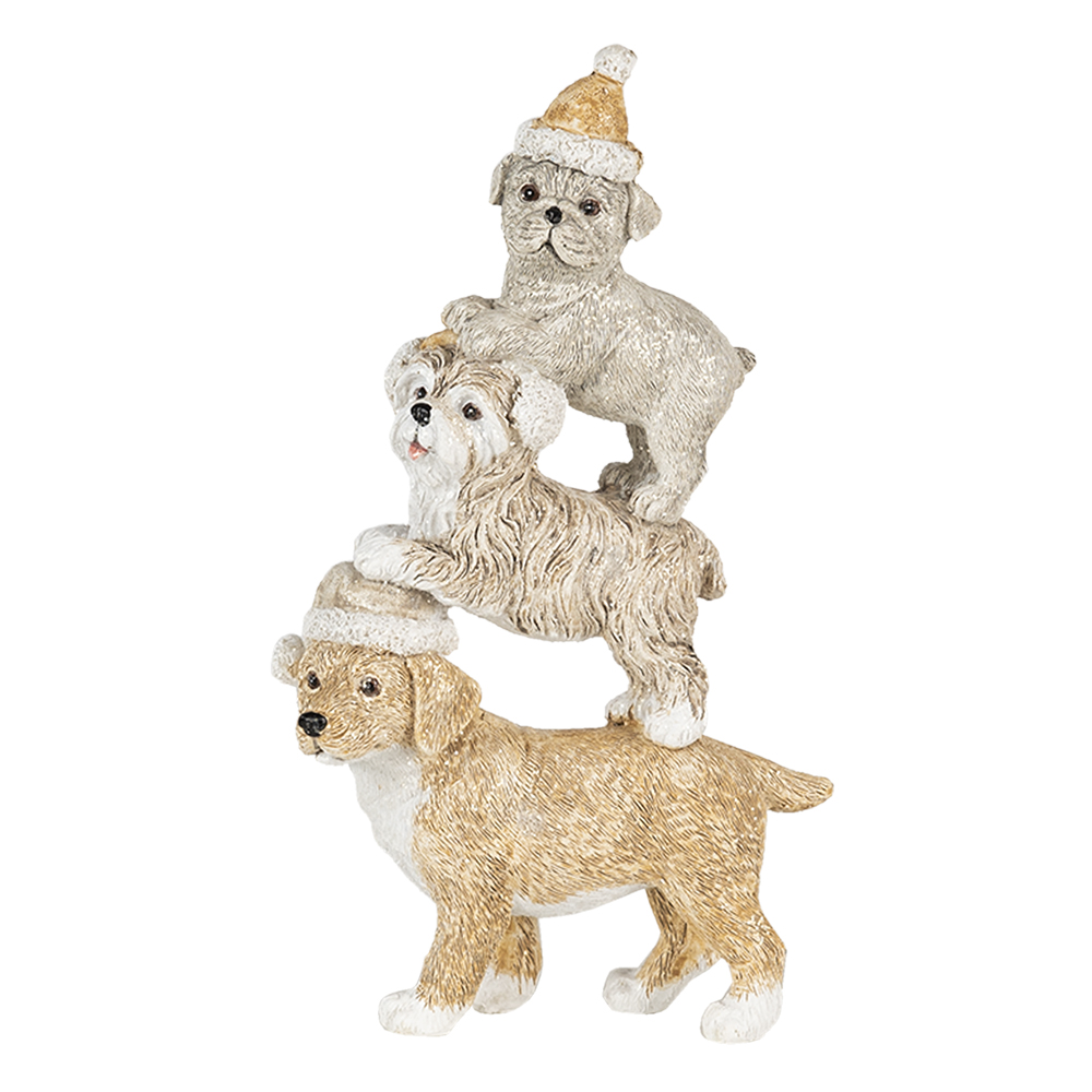 Decoratie honden 10x4x18 cm