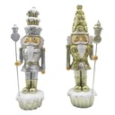 Decoratie notenkraker (set van 2) 8x6x23 cm