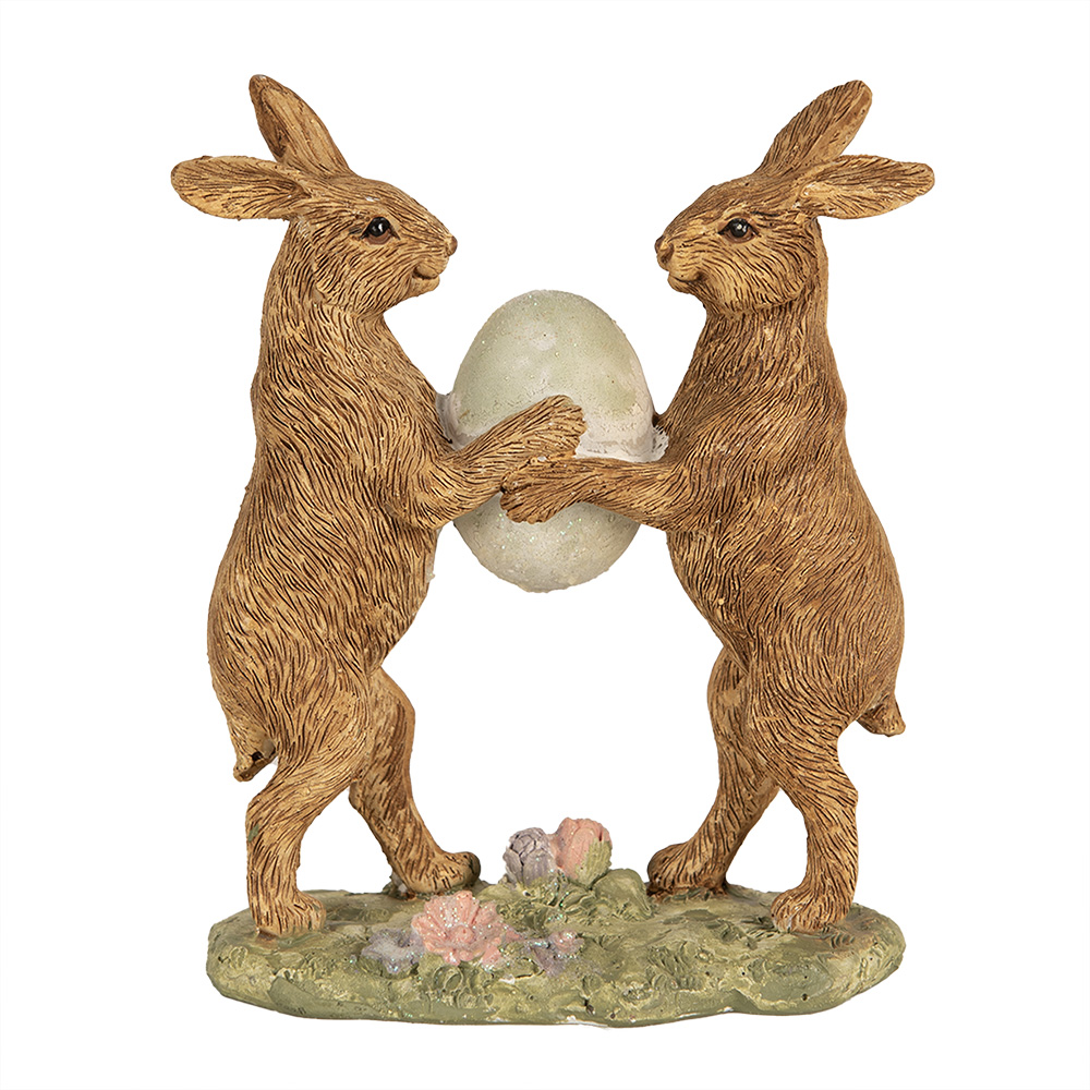 [6PR5008] Decoration Rabbit Brown 11x5x13 cm