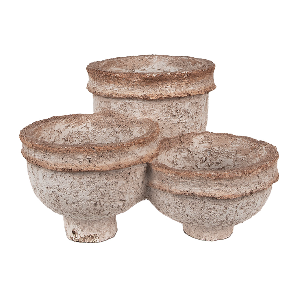 Decoratie bloempot 27x29x17 cm