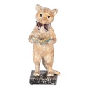 Decoratie kat 12x11x27 cm