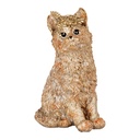 Image de décoration Chat Beige 16x14x25 cm