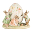 Décoration konijnen 22x17x18 cm