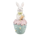 Decoratie Hase Ø 7x16 cm