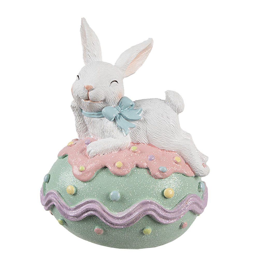 [6PR5212] Decoratie Coniglio op ei 11x9x15 cm