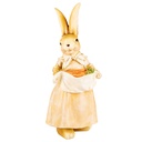 Décoration des Lapin Marron Beige 11x11x26 cm