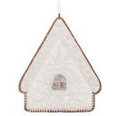 Decoration pendant house White Brown 9x1x10 cm