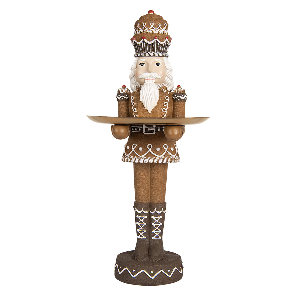 [6PR5400] Christmas Decoration Nutcracker Brown 18x15x40 cm