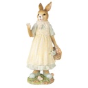 Decoration Statue Rabbit Beige Yellow 15x12x32 cm