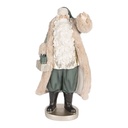 Décoration de Noël père Noël Beige Vert 20x15x42 cm