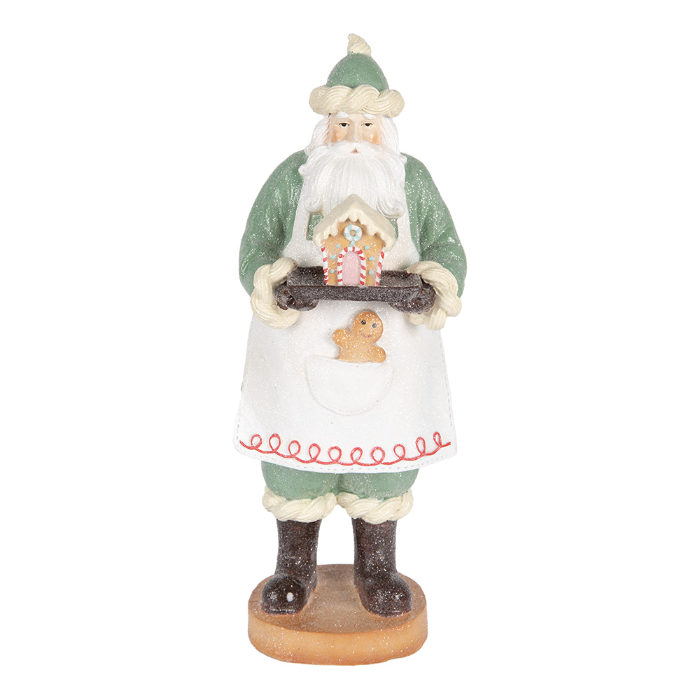 [6PR5528] Decoratie kerstman 11x11x30 cm
