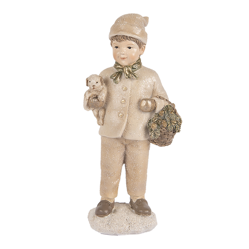 [6PR5535] Décoration Enfant Beige Marron 9x7x18 cm