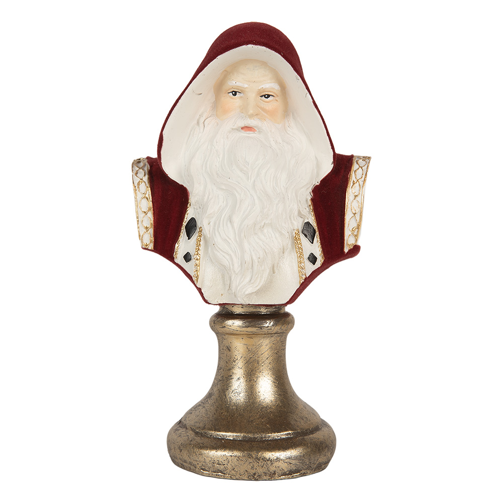 [6PR5537] Décoration de Noël père Noël Rouge Blanc 9x7x15 cm
