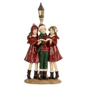 Décoration Chorale de Noël Rouge Vert 14x9x28 cm