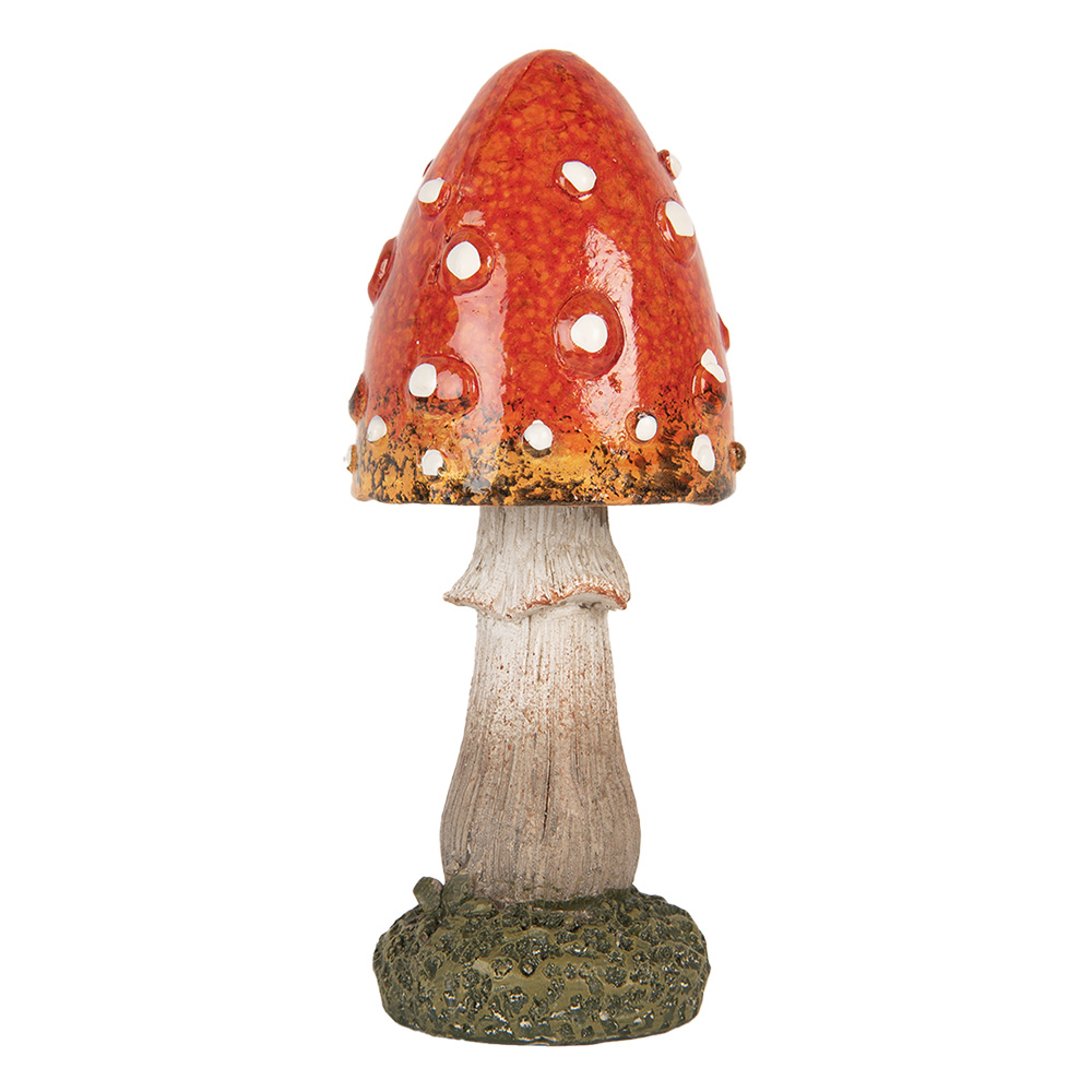 [6PR5747] Dekoration Pilz Rot Weiß Ø 5x12 cm
