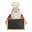 Decoratie kerstman 24x16x30 cm