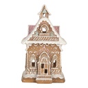 Decoratie huis met LED 9x10x15 cm