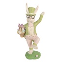 Dekoration Kaninchen Weiß Grün 19x15x36 cm