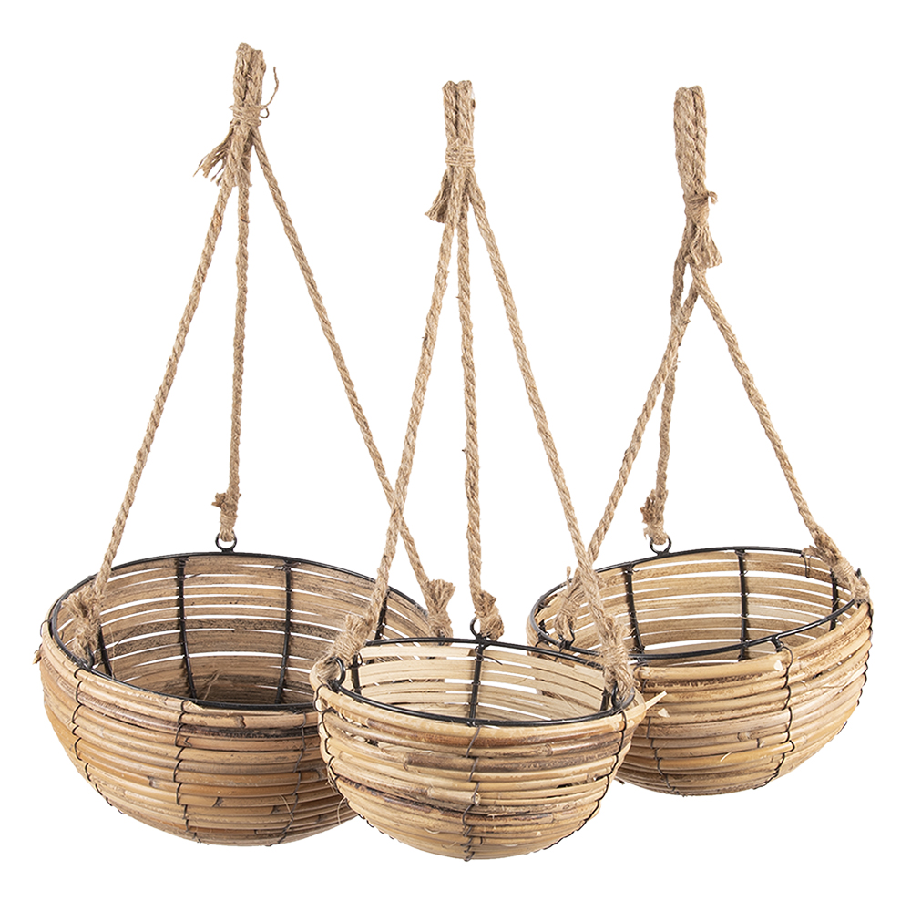 [6RO0511] Manden hangend verticaal (3) Ø 28x15 / 24x14 / 20x11 cm
