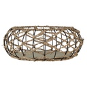 Storage Basket Brown Ø 39x15 cm