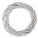 Decoration Couronne Blanc Ø 40x7 cm
