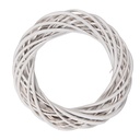 Decoration Couronne Blanc Ø 30x6 cm