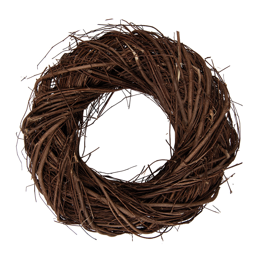 [6RO0601XXS] Decoration Garland Brown Ø 25x7 cm