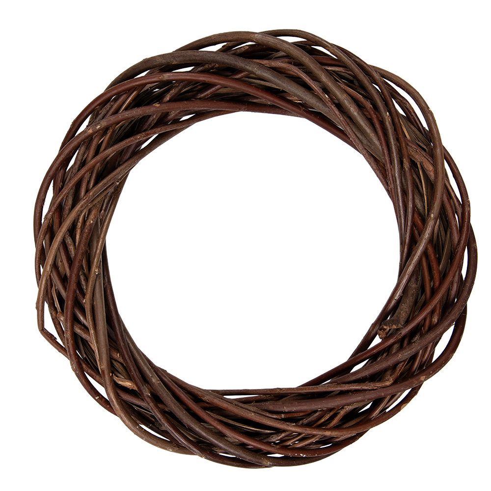 [6RO0604S] Decoration Garland Brown Ø 30x6 cm