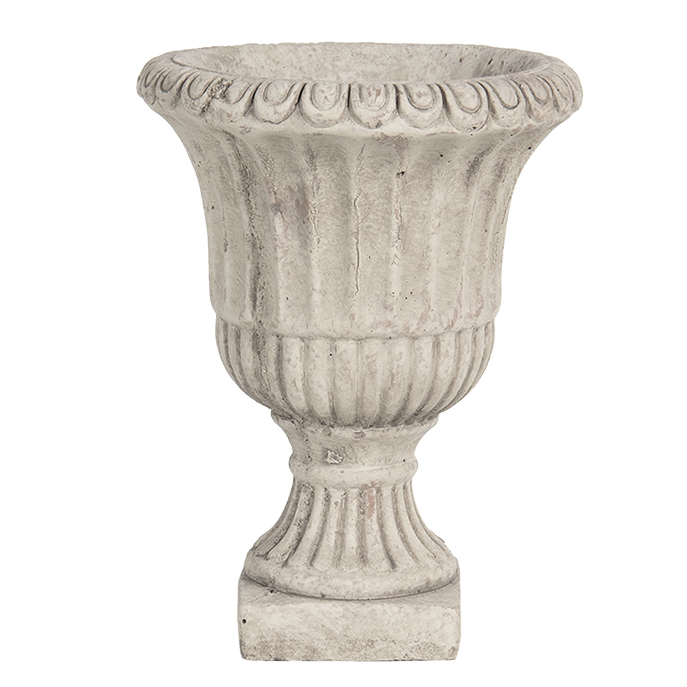 [6TE0304] Blumentopf für Innen Grau, Braun Ø 15x20 cm
