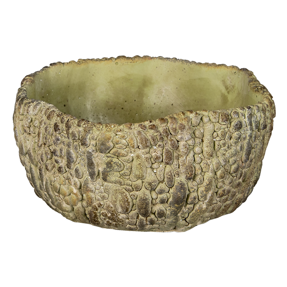 [6TE0362L] Blumentopf für Innen Grün 22x21x11 cm