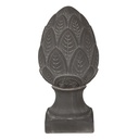 Statua Decorativa Pigna Grigio Ø 13x26 cm